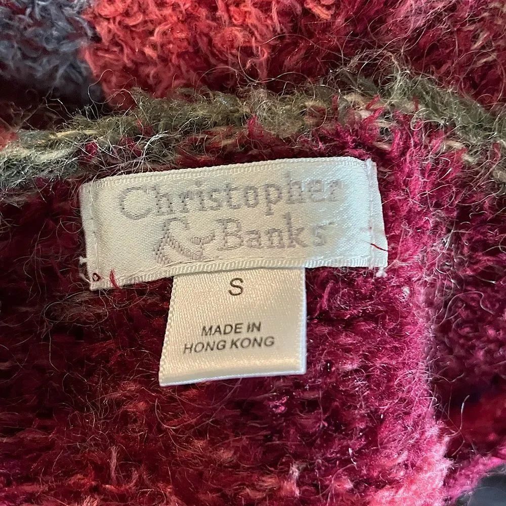 Christopher & Banks 15% Mohair Button-Down Sweater. Size Small. - Picture 3 of 4